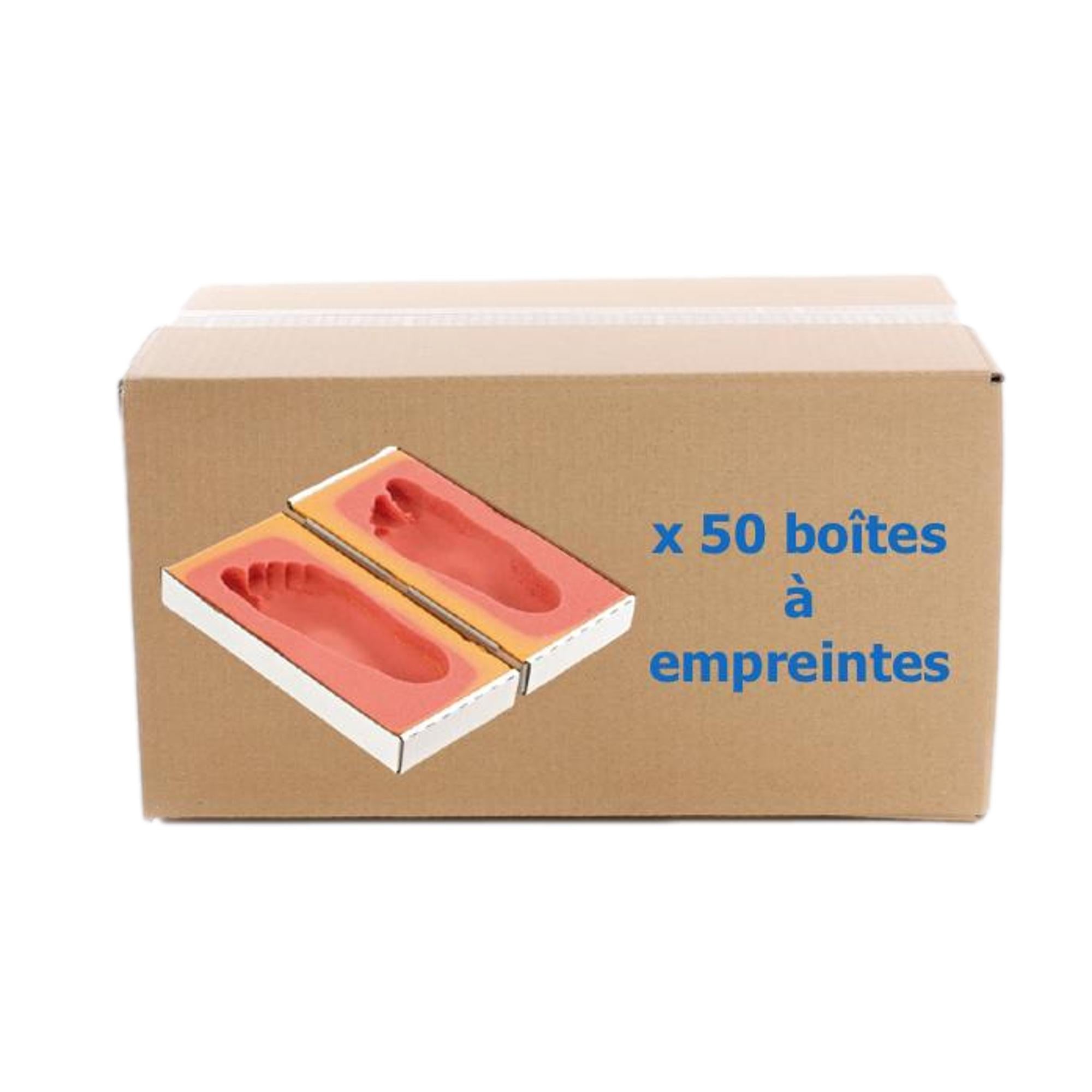 Carton de 50 boîtes à empreintes My Podologie