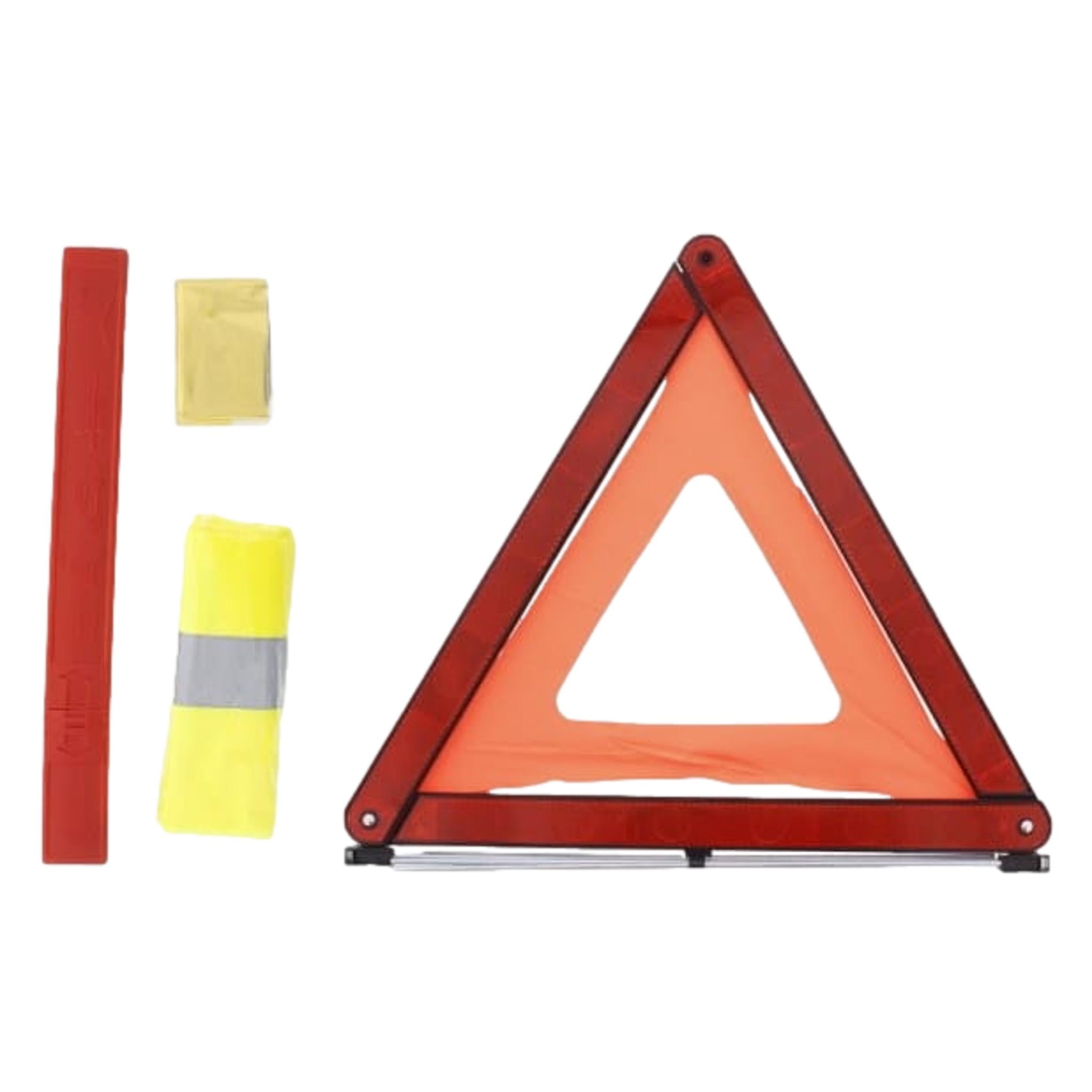 Set de sécurité pour voiture avec gilet, triangle et couverture de survie