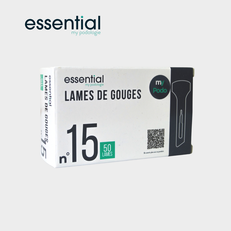 50 Lames de gouges stériles - Essential by My Podologie