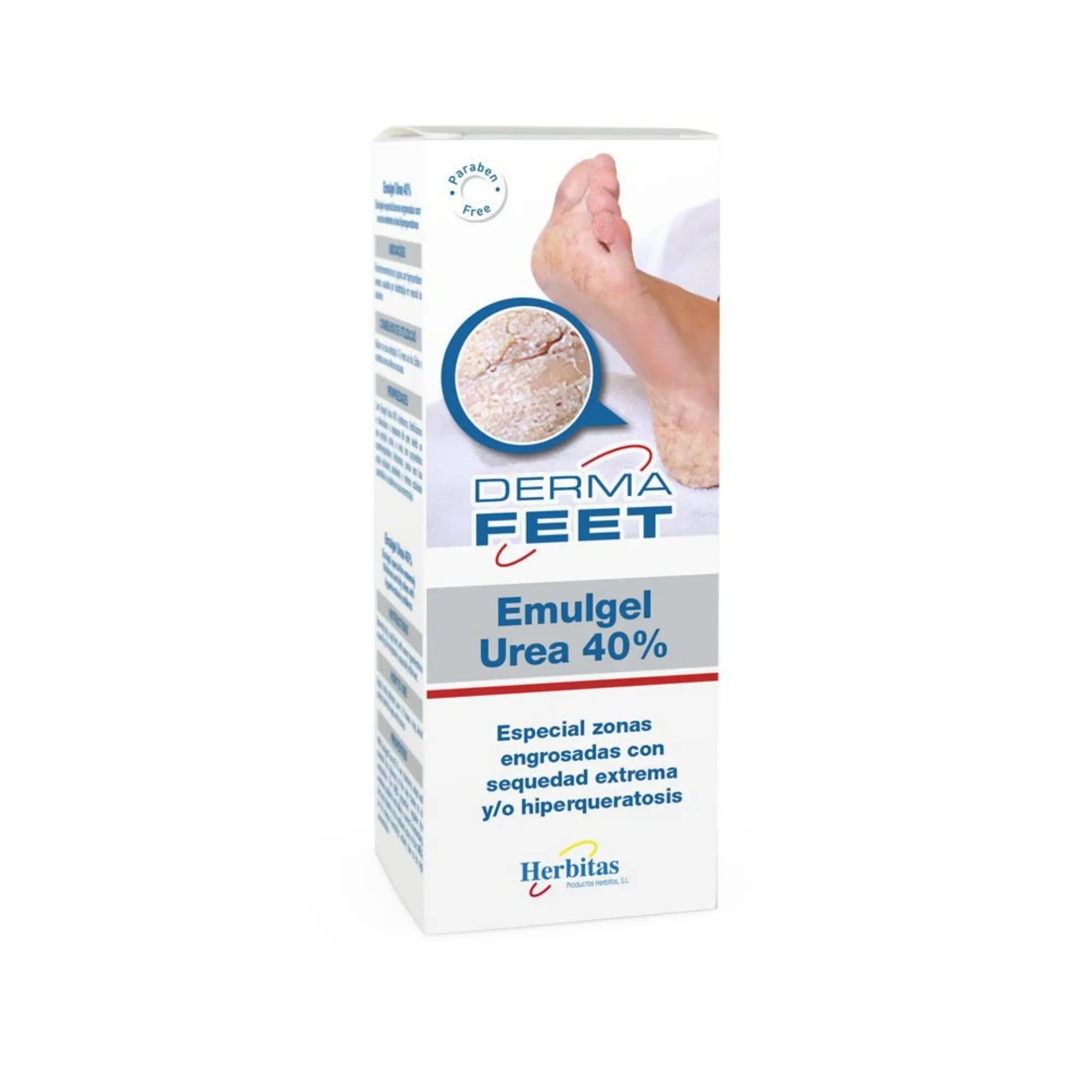 Crème Emulgel Dermafeet Urée 40% - 60 ml - Herbitas - My Podologie