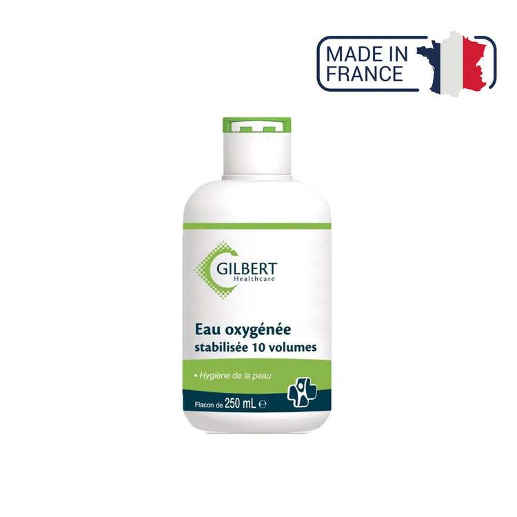 Eau Oxygénée - Laboratoires Gilbert - 10 volumes - 250 ml - My Podologie