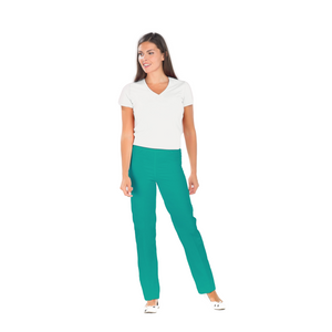 Manu - Pantalon Vert - Mixte - Ceinture élastique - Sans poche My Blouse